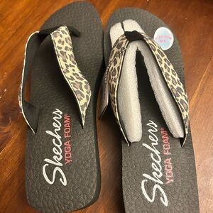 Skechers Pink and White Vinyasa Sandals